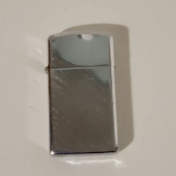 Vintage Silver Chrome Metal Zippo Cigarette Lighter - Picture 1 of 10